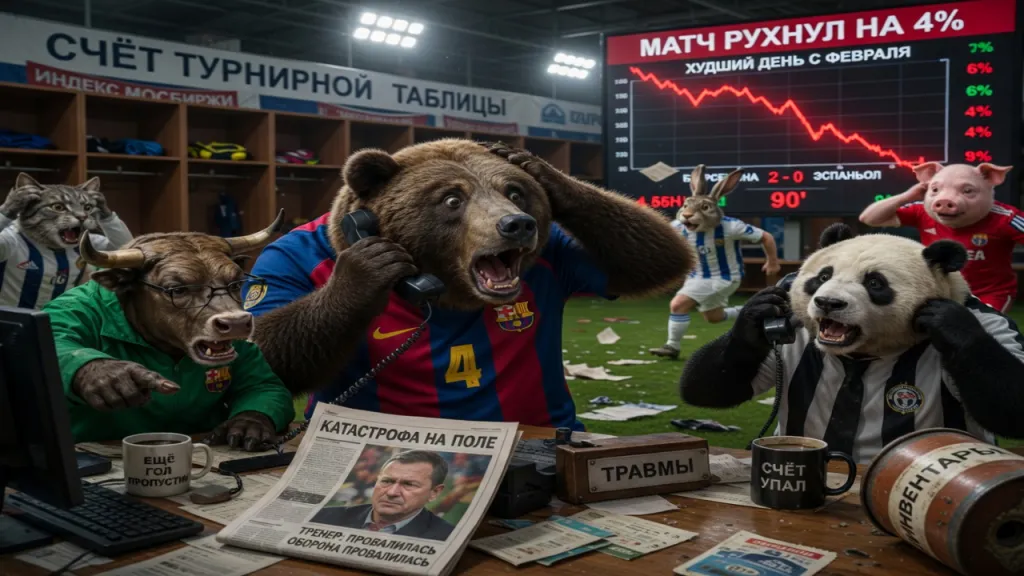 Рынок рухнул на 4%. Худший день с февраля
